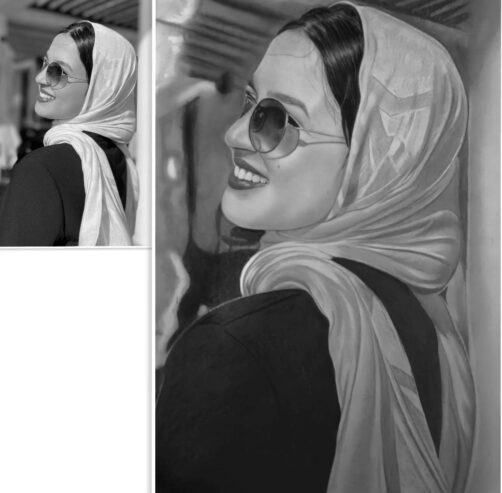 رسم برتريهات تحت الطلب بجودة احترافية